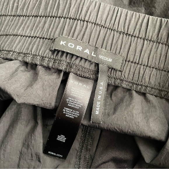 Koral Tracksuit Set Mesh Jacket Pants Luxury Activewear Black Size Medium - Picture 2 of 13